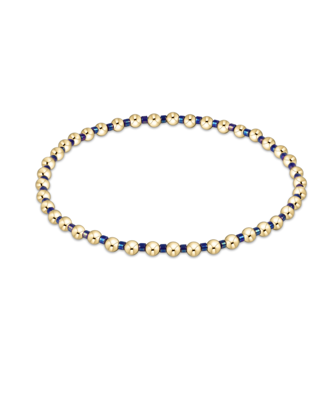 Hope Grateful Bracelet Blue Metallic