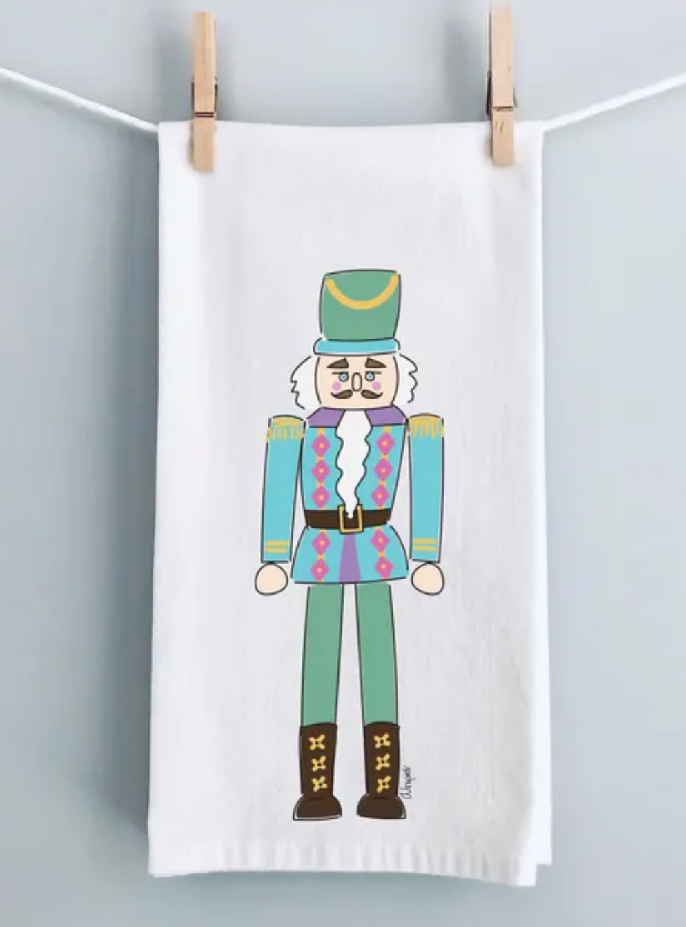 Nutcracker Tea Towel