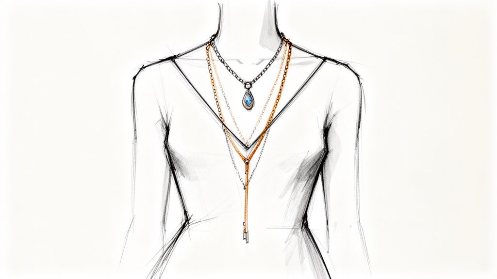 Ultimate Guide: best necklace for v neck dress to elevate your look