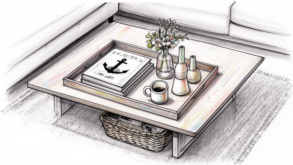 Pro Coffee Table Styling Ideas To Elevate Your Living Room