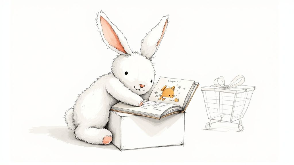 Jellycat Bunny and Book Gift Guide