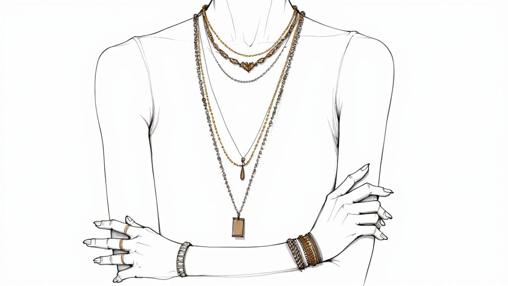 How to Layer Jewelry Like a Pro