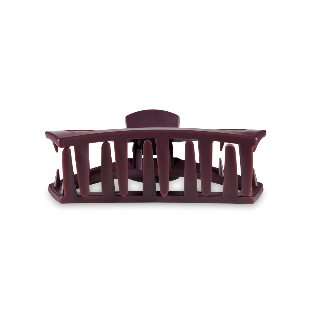Open Hair Clip | Med. |  Burgundy Bliss