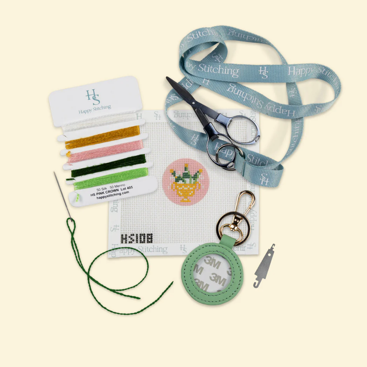 Bubbly Bliss Needlepoint Key Fob Kit