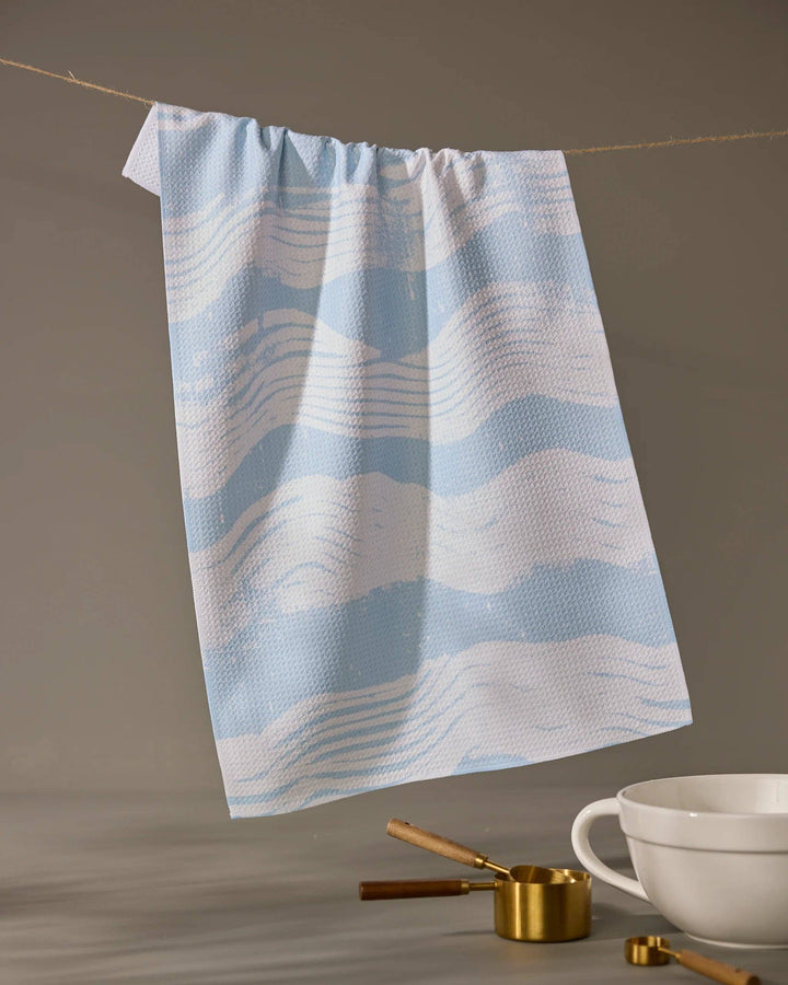 Brushline Lightblue Tea Towel