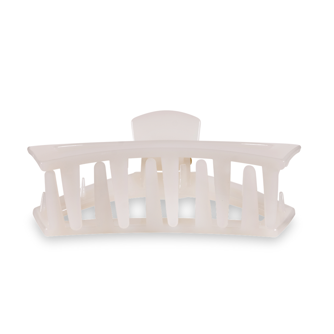 Open Hair Clip | Large | Coconut White