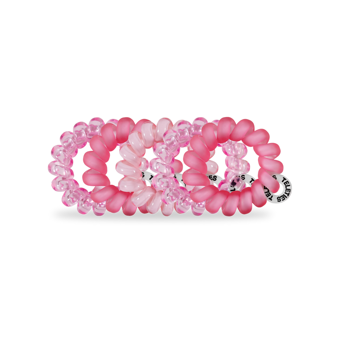 Spiral Hair Coils | Tiny | Pretty in Pink Hair Ties