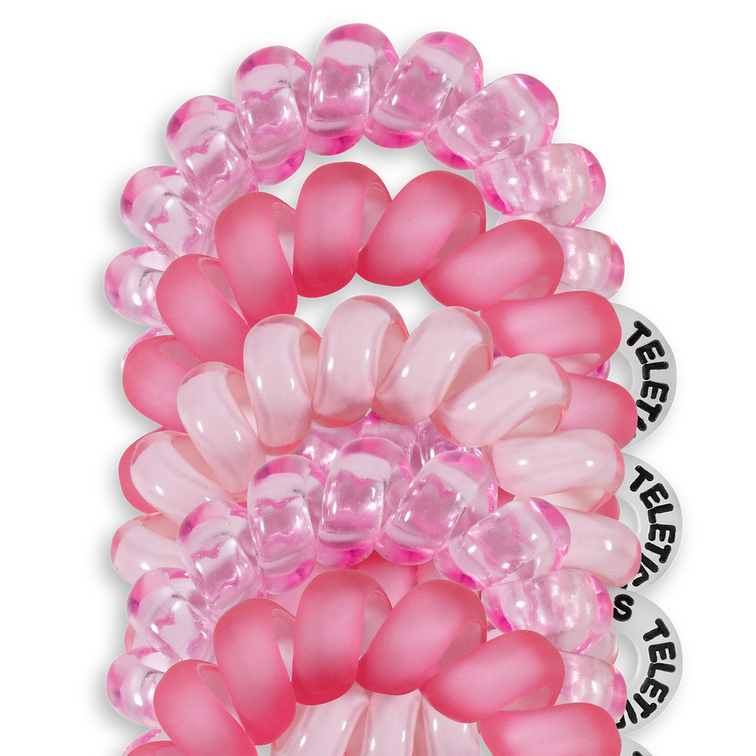 Spiral Hair Coils | Tiny | Pretty in Pink Hair Ties