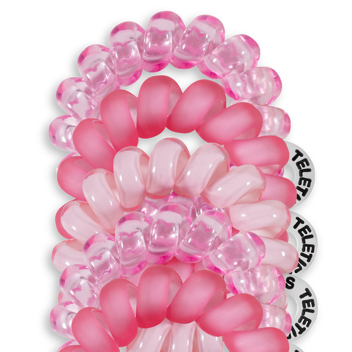 Spiral Hair Coils | Tiny | Pretty in Pink Hair Ties