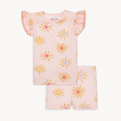 PUT ON YOUR SUNNIES MODAL RUFFLE S/S SHORT PJ