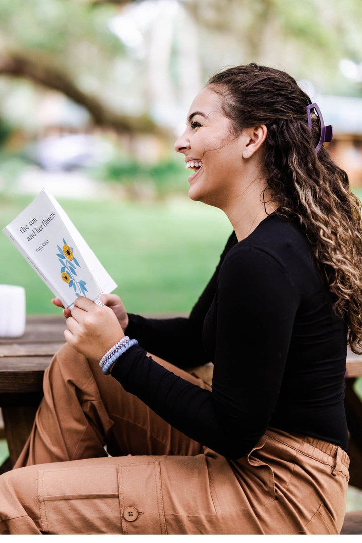 Open Hair Clip | Med. |  Burgundy Bliss