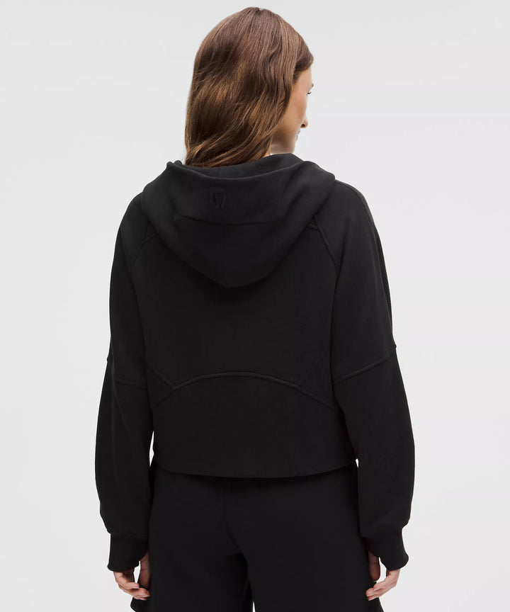 Black Scuba Oversized Full-Zip Hoodie from Lululemon.