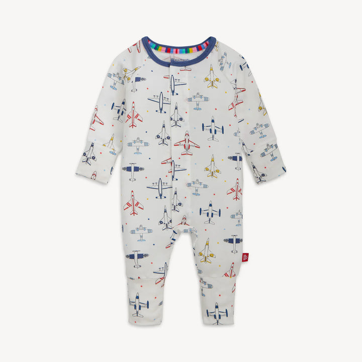 Just Plane Fun Modal Magnetic Convertible Coverall