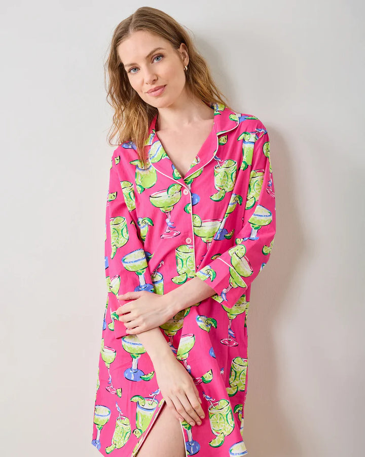 Fresh Margarita Sleep Shirt Cabo Pink