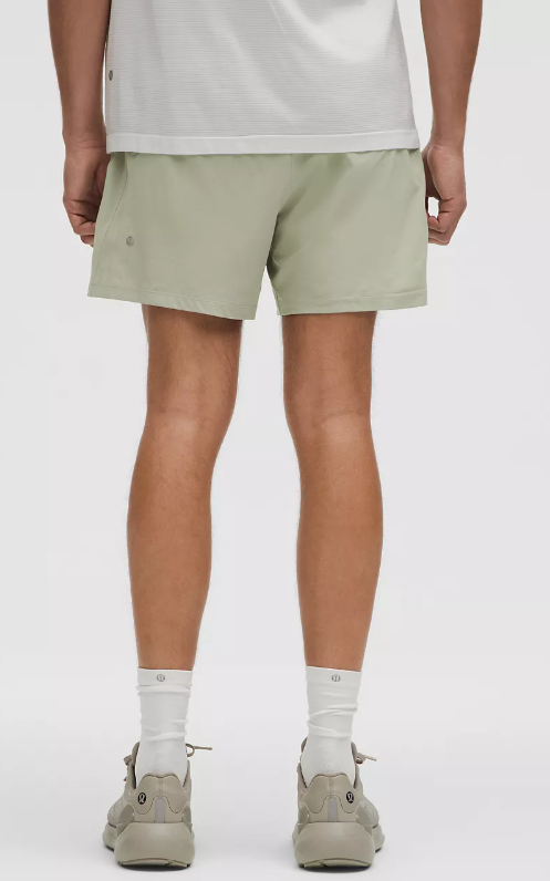 Men's green Pace Breaker Linerless shorts.
