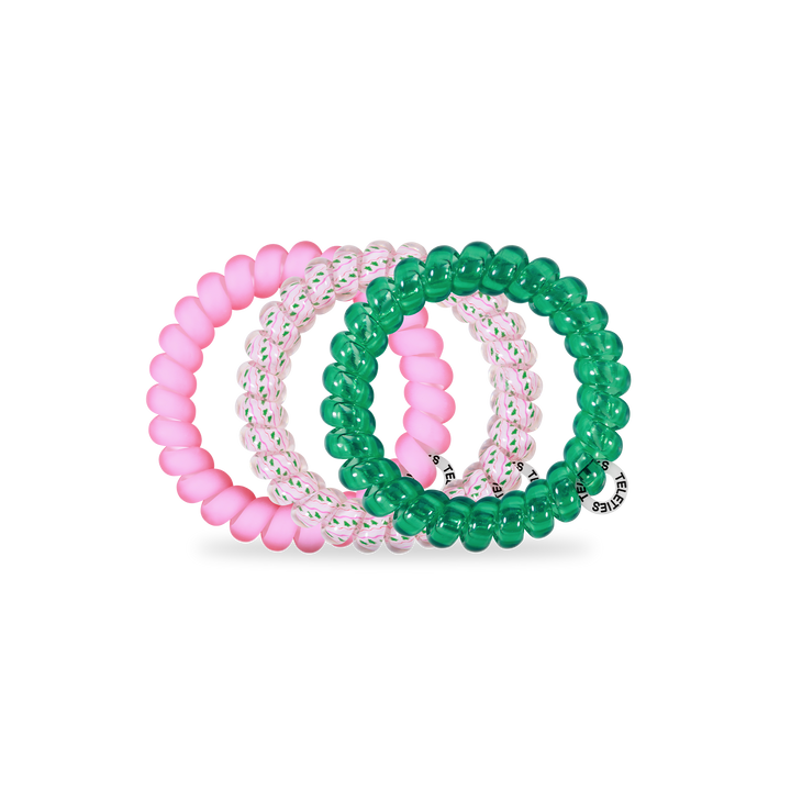 Spiral Hair Coils | Large | Merry Pinkmas Hair Ties