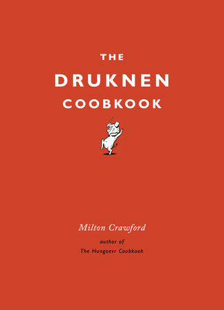 The Drunken Cookbook features a white pig on a red background.