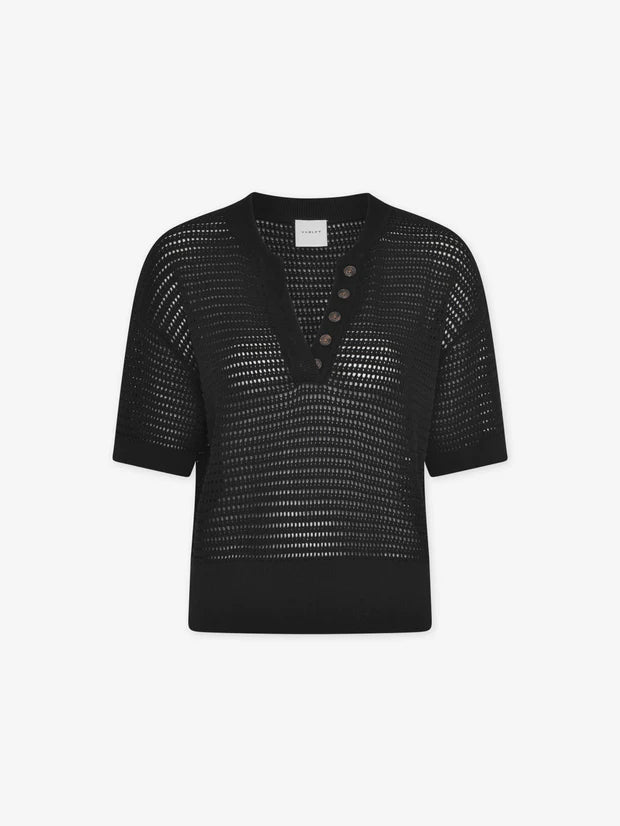Callie Knit Top Black