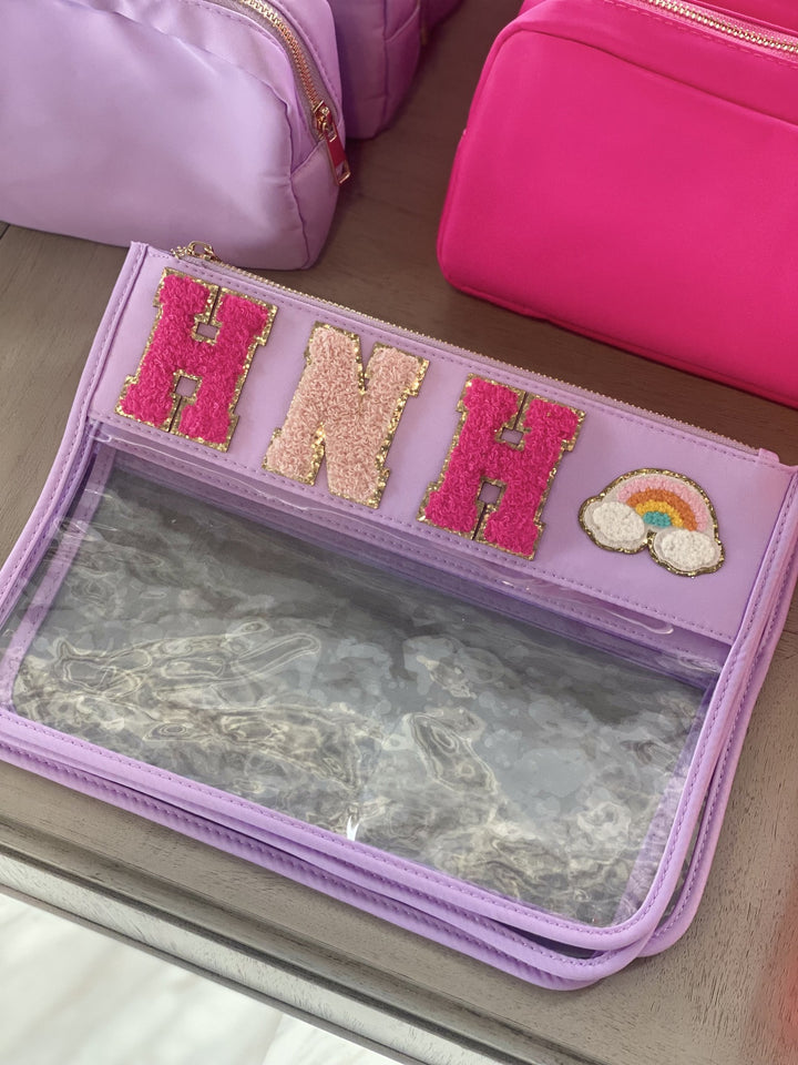 The Clear Pouch Purple