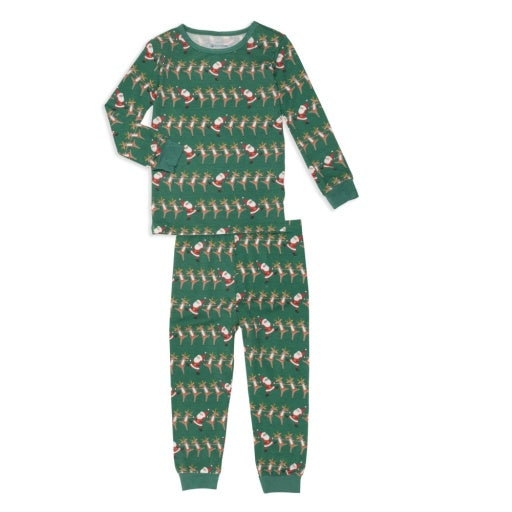 Christmas Can Can Pajamas Long Sleeve Set