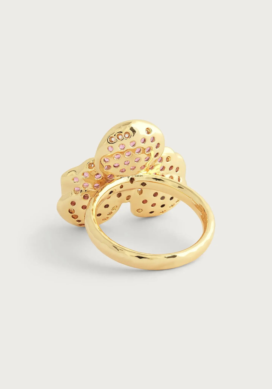 Orchid Pink Pave Ring