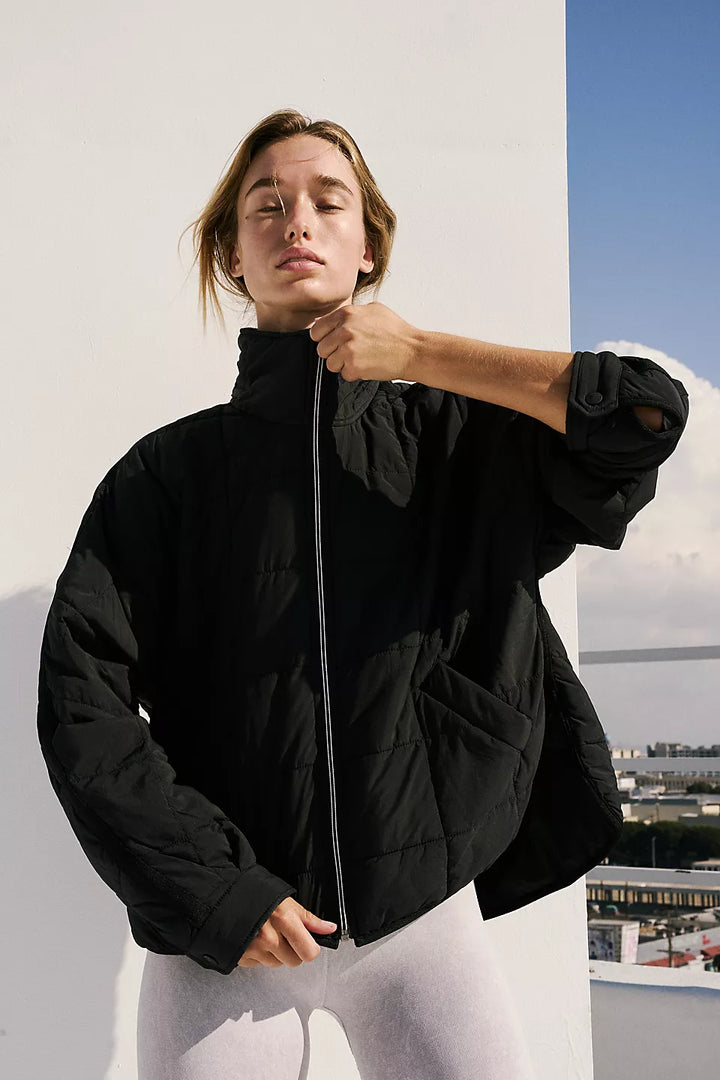 Pippa Packable Puffer Jacket Black