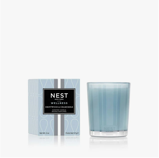 Driftwood & Chamomile Votive Candle