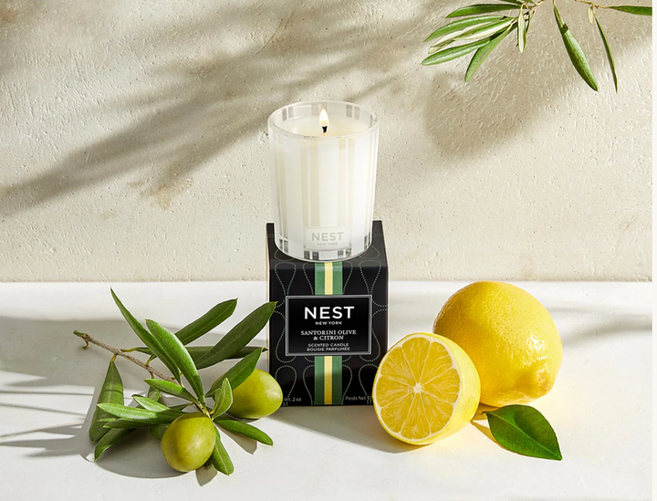 Santorini Olive & Citron Votive Candle