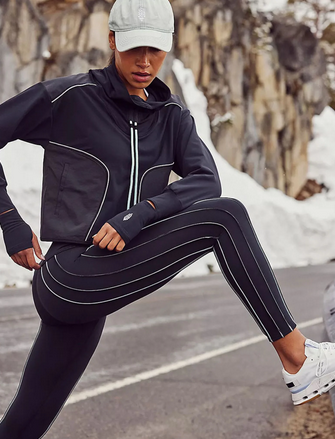 Run In Dawn Legging Black