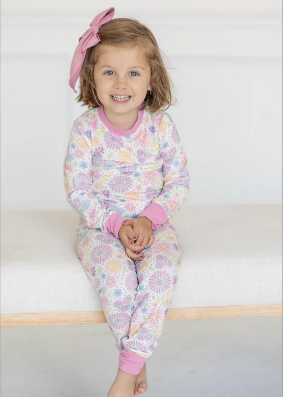 Dreamy Blooms By Debbie Vinyard Art 2pc Pjs