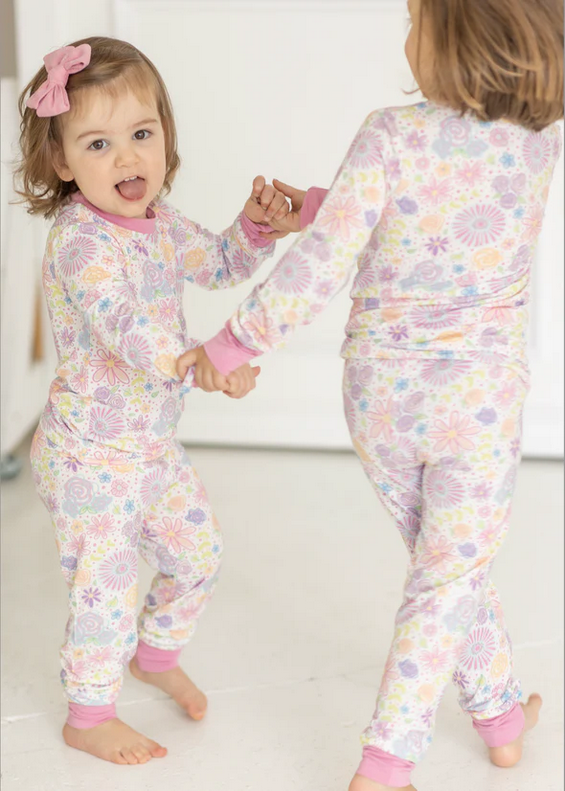 Dreamy Blooms By Debbie Vinyard Art 2pc Pjs