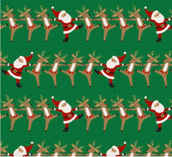 Christmas Can Can Pajamas Long Sleeve Set